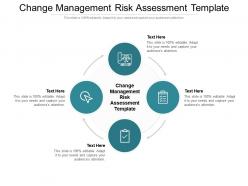 Change management risk assessment template ppt powerpoint presentation professional gallery cpb