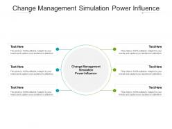 Change management simulation power influence ppt graphics tutorials cpb