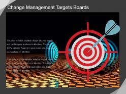 Change management targets boards powerpoint slide designs