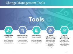 Change management tools ppt background