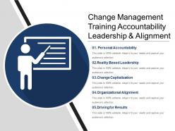 Change management training accountability leadership and alignment