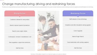 Change Manufacturing Driving And Restraining Forces