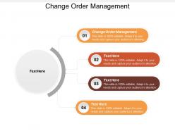 Change order management ppt powerpoint presentation file visuals cpb