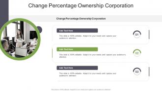 Change Percentage Ownership Corporation In Powerpoint And Google Slides Cpb