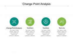 Change point analysis ppt powerpoint presentation outline demonstration cpb