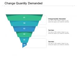 Change quantity demanded ppt powerpoint presentation slides cpb