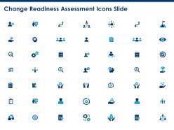 Change readiness assessment icons slide dollar ppt powerpoint presentation professional