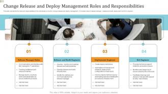 Change Release And Deploy Management Roles And Responsibilities