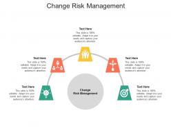 Change risk management ppt powerpoint presentation gallery clipart images cpb
