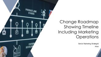 Change Roadmap Showing Timeline Including Marketing Operations PPT Structure AT