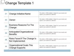 Change Template 1 Powerpoint Slides Templates
