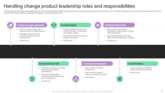 Change To Product Leadership Management Powerpoint Ppt Template Bundles Researched Compatible