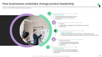 Change To Product Leadership Management Powerpoint Ppt Template Bundles Informative Compatible