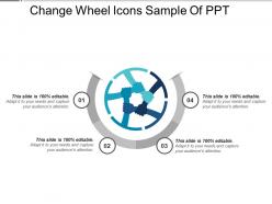 Change wheel icons sample of ppt