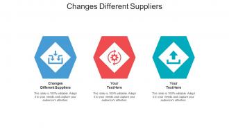 Changes different suppliers ppt powerpoint presentation portfolio slide cpb