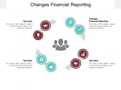 Changes financial reporting ppt powerpoint presentation infographics diagrams cpb