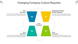 Changing Company Culture Requires Ppt Powerpoint Presentation Information Cpb