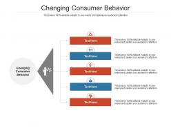 Changing consumer behavior ppt powerpoint presentation infographic template cpb