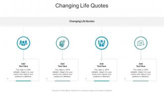 Changing Life Quotes In Powerpoint And Google Slides Cpb