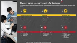 Channel Bonus Program Benefits For Business