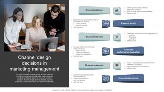 Channel Design Decisions In Marketing Management