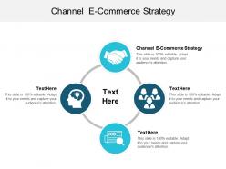 Channel e commerce strategy ppt powerpoint presentation file example cpb