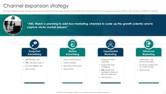 Channel Expansion Strategy Digital Marketing Company Profile Ppt Powerpoint Presentation
