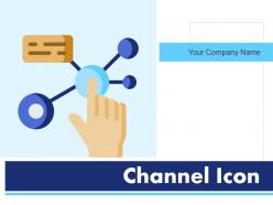 Channel Icon Distribution Information Communication Circles Square