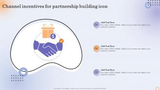 Channel Incentives For Partnership Building Icon