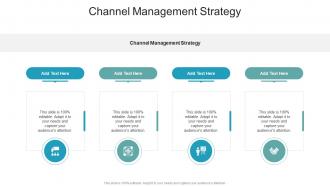 Channel Management Strategy In Powerpoint And Google Slides Cpb
