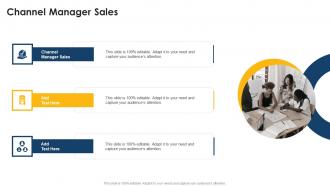 Channel Manager Sales In Powerpoint And Google Slides Cpb