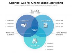 Channel mix for online brand marketing