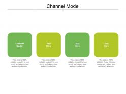 Channel model ppt powerpoint presentation infographics layouts cpb