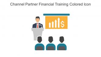 Channel Partner Financial Training Colored Icon In Powerpoint Pptx Png And Editable Eps Format
