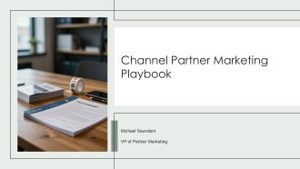 Channel Partner Marketing Playbook PPT Structure VA