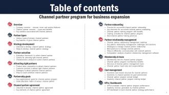 Channel Partner Program For Business Expansion Strategy CD V Downloadable Good