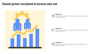 Channel Partner Recruitment To Increase Sales Icon