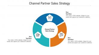 Channel partner sales strategy ppt powerpoint presentation gallery example cpb