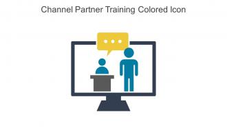 Channel Partner Training Colored Icon In Powerpoint Pptx Png And Editable Eps Format