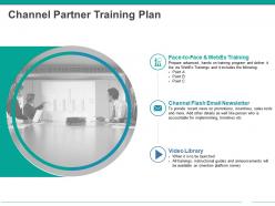 Channel partner training plan powerpoint presentation templates