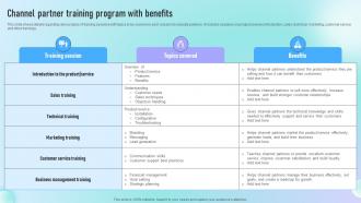 Channel Partner Training Program With Benefits Guide To Successful Channel Strategy SS V