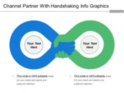 Channel partner with handshaking info graphics