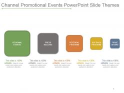 Channel promotional events powerpoint slide themes