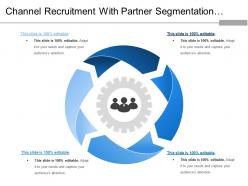 Channel recruitment with partner segmentation profiling value proposition