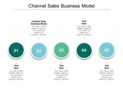 Channel sales business model ppt powerpoint presentation styles inspiration cpb