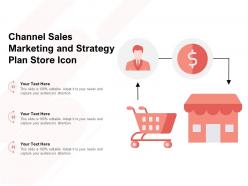 Channel Sales Marketing And Strategy Plan Store Icon