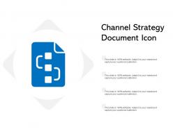 Channel strategy document icon