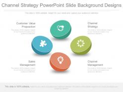 Channel strategy powerpoint slide background design