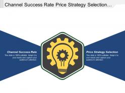 Channel success rate price strategy selection executing product strategy