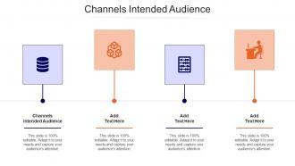 Channels Intended Audience Ppt Powerpoint Presentation Gallery Graphics Tutorials Cpb